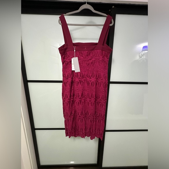 NWT Finders Keepers Awake midi dress in Cherry Pink size XL - Picture 4 of 5